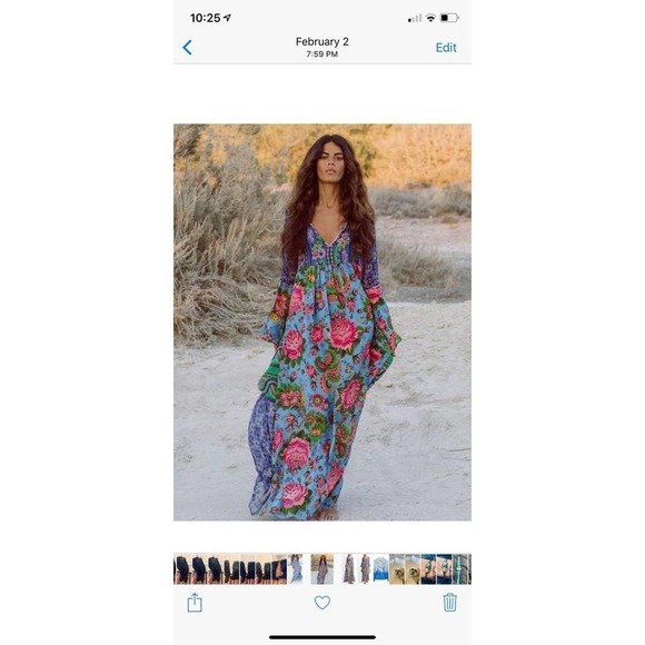 NEW IBIZA HIPPIE FLORAL PATCHWORK DRESS - Picture 2 of 8